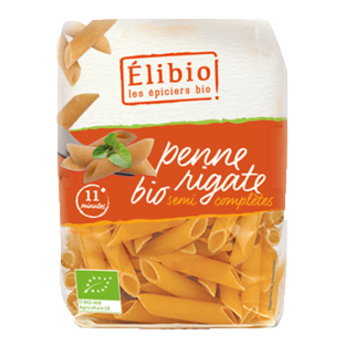 Penne rigate bio semi-complètes Élibio